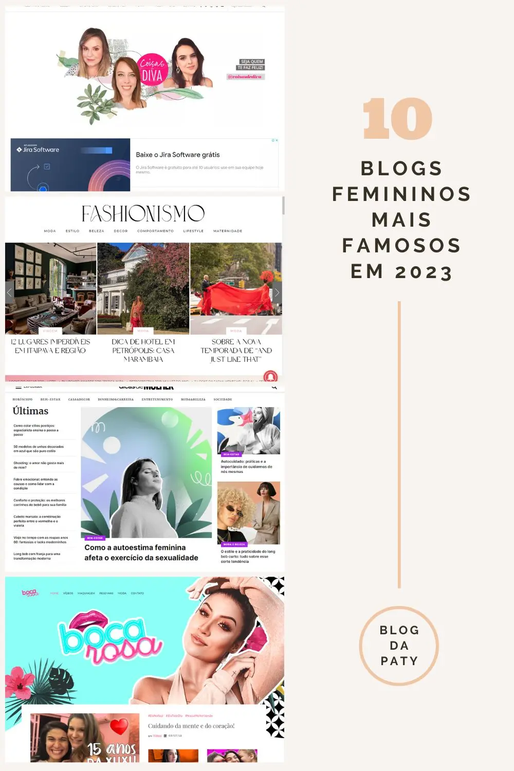 10 Blogs Femininos Mais Famosos em 2023