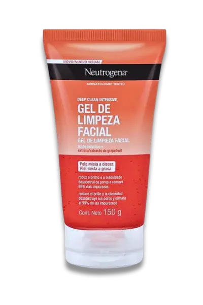 Neutrogena Gel de Limpeza Facial Deep Clean Intensive Grapefruit, 150g