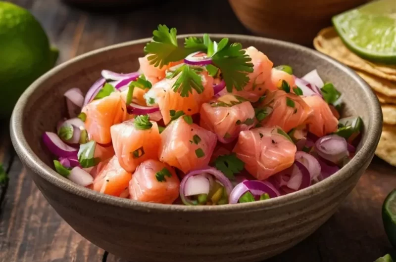 Receita de Ceviche de Salmão: Receita Fácil e Saborosa