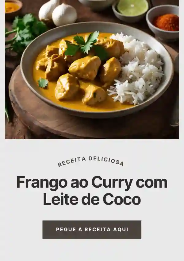 Frango ao curry com leite de coco receita deliciosa