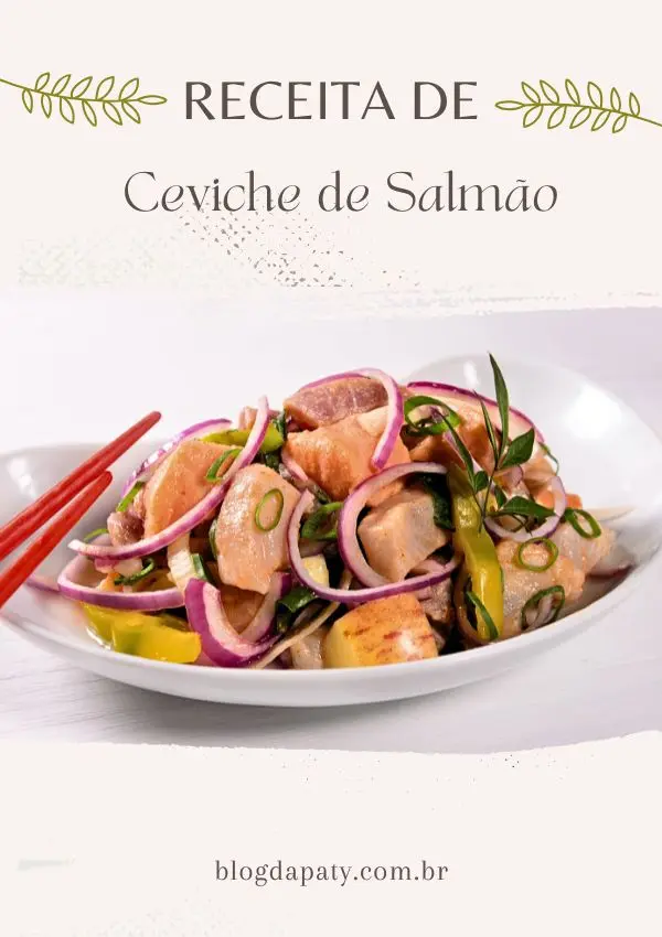 receita de ceviche de salmão